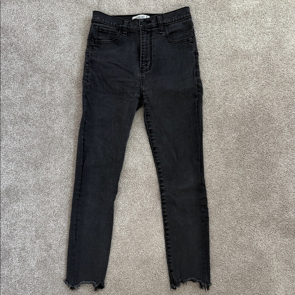 Abercrombie & Fitch the Super Skinny Ankle High Rise